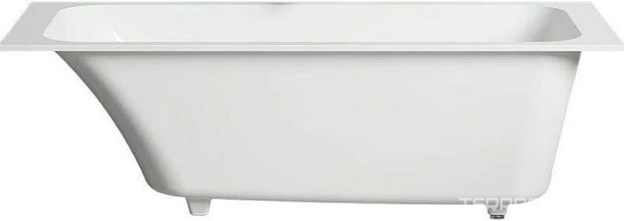 Ванна 1700х700хh600мм, встраив., литой камень S-Sense матовый цв.белый, д/к Up&Down в цвет ванны, интегрир.слив-перелив, ножки в компл, Orlanda Kit ZZ