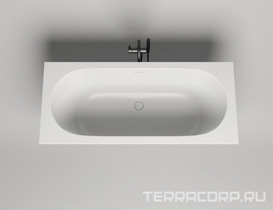 Ванна 1911х800хh600мм, встраив., литой камень S-Sense глянец цв.белый, д/к Up&Down в цвет ванны,интегрир.слив-перелив,ножки компл,  ZZ Salini Orlanda Axis Kit 103311G