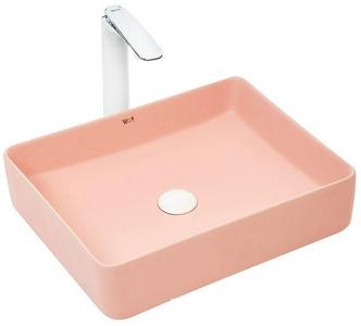 Раковина Weltwasser  2178 MP цвет матовый розовый ZZ Weltwasser WW Elbach 10000004511/к.т.553129