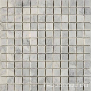 Мозаика Мастера Керамики Glass 240 Bianco carrara (чип 23х23) 30.5х30.5 n/a 