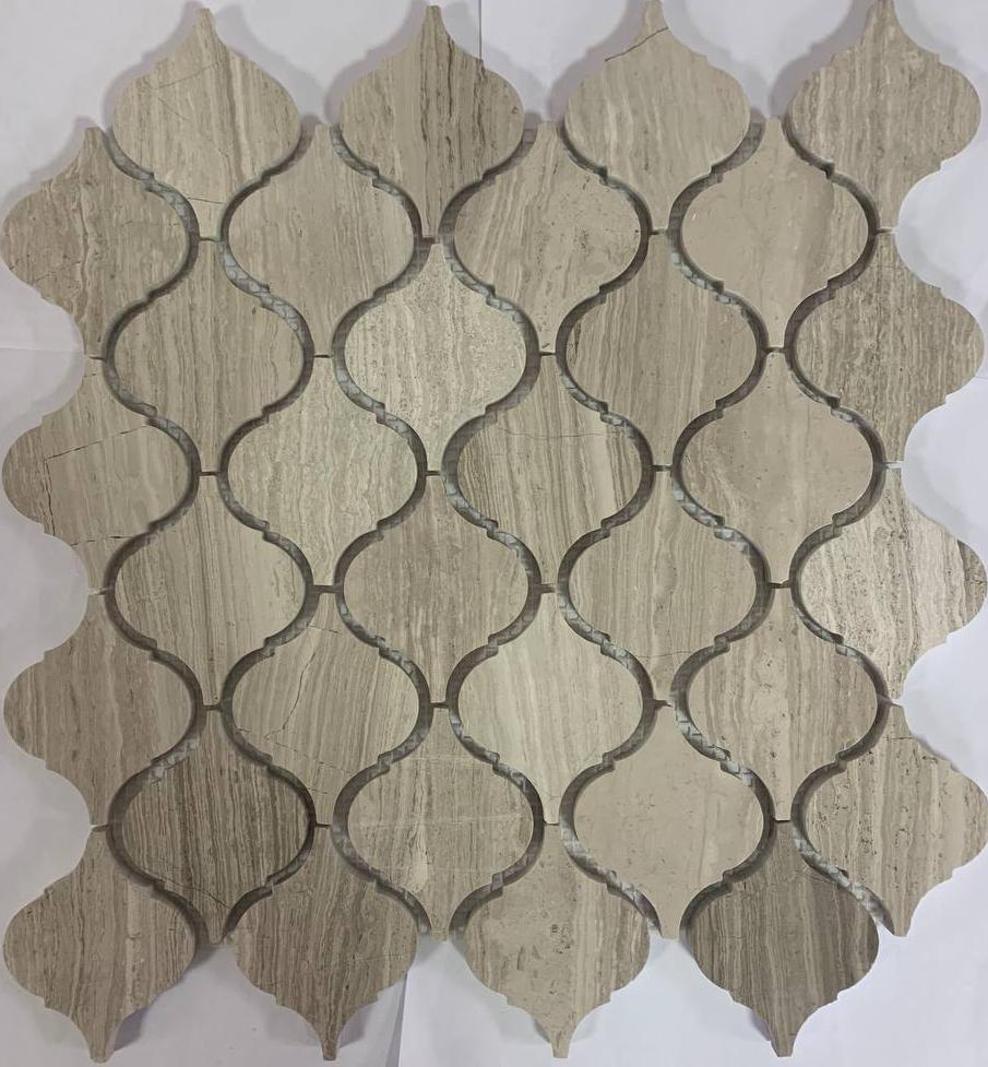 Мозаика Спектр-М Натуральный камень Мозаика из камня на сетке (M20-224P) М20-233 29.5x30.5 Комбинированный 