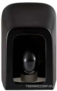 Подвесной унитаз c крышкой-сиденьем микролифт, смыв торнадо, безободковый, цв.черный ZZ Lemark Florex 9612002