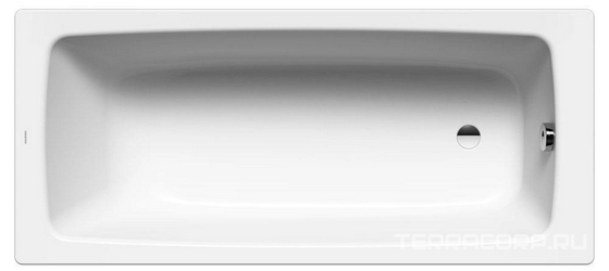 Ванна стальная "SANIFORM PLUS" 180х80 мод.375-1, + easy-clean, без комплекта ножек ном.87090, цвет белый ZZ