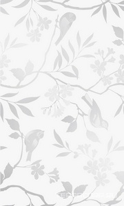 Керамическая плитка Gracia ceramica Blanc  white decor 01 30x50 Белый 