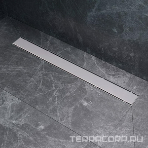 Душевой желоб 70 см, комбинированный затвор, решетка под плитку из нерж.стали AMPM Универсал W02SC-U11-070-04SB