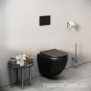 Клавиша смыва, двойной смыв, нержавеющая сталь, цв.черный матовый Grossman Classic 700.K31.05.21M.21M