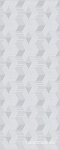 Керамическая плитка Azori Lounge Декор LOUNGE MIST GEOMETRIA 20.1x50.5 Серый 