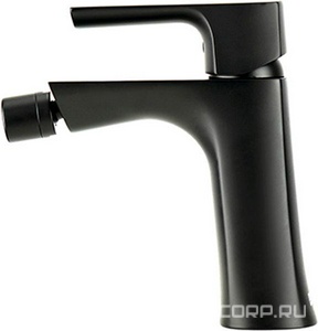 Смеситель для биде , 5x13.1x16.2 см, донный клапан Click/Clack в компл., цв. черный матовый ZZ Lemark Ursus LM7208BL