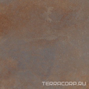 Керамогранит Alpas 2 CM Outdoor Enrich Brown (Rustin) 2 cm 60x60 Коричневый 