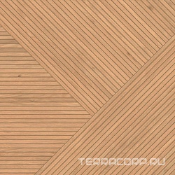 Log Icon Oak Modern Frame 2 ZZ 60x60 