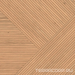 Керамогранит Atlas Concorde Italy Log  Icon Oak Modern Frame 2 60x60  Бежевый 