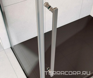 Душевой уголок 1200х900хh2000мм, прямоуг., правый/левый, (стекло прозрачное 8мм, фурн.цв.хром),  ZZ Vincea Arno VSR-1A9012CL  (VDS-1A120CL + VSG-1A900CL)