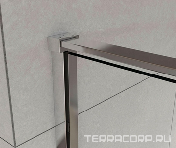 Душевой уголок 1200х900хh2000мм, прямоуг., правый/левый, (стекло прозрачное 8мм, фурн.цв.хром),  ZZ Vincea Arno VSR-1A9012CL  (VDS-1A120CL + VSG-1A900CL)