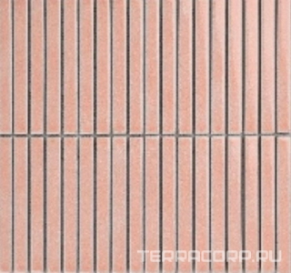 Мозаика Porcelain Mosaic Strip Mosaic 1.5х14.5 Y15FW42  матовый 29.4х31.3 Розовый 