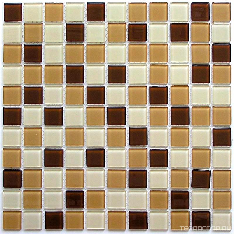 Мозаика Bonaparte Мозаика стеклянная Latte mix (25x25x4) 30x30 Комбинированный, фото 3