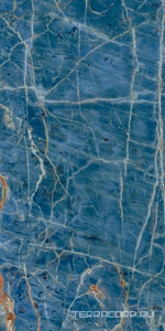 Керамогранит Gardenia Orchidea La Marmoteca Blue Denim  Lux  60x120 Синий 