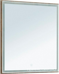 Зеркало Nova Lite 75 см LED, цвет дуб рустикальный ZZ