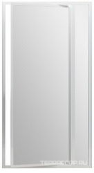 Душевая дверь SDOP 80  профиль белый, стекло Грейп ZZ