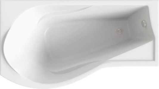 Ванна акриловая  170х80 см, левая (БЕЗ каркаса n039643 и сифона 19649) Bas Капри В 00015
