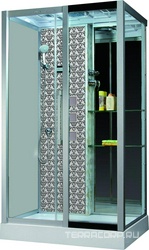 Душевая кабина Niagara Lux 7713W L серебристый матовый 120x215x82 Niagara lux s363005