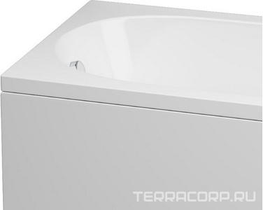 Ванна акриловая 170х70 см (без каркаса, панели и сифона),  AMPM Spirit W72A-170-070W-A2