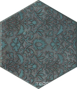 Керамогранит Kerama Marazzi Гроссето Декор  синий 20x23.1 Синий 