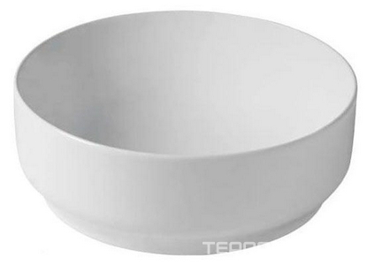 Раковина накладная на столешницу, круглая, 400х400хh150мм, с 1 отв.д/смесит., без перелива, (цв. белый),  ZZ ArtСeram Glo Evolution GIL002 01; 00