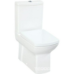 Унитаз-компакт Creavit Lara LR361 к стене, белый| 63x37x80