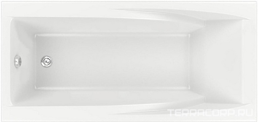 Ванна акриловая Эвита1800х850, аэромассаж 8 форсунок+хром17LED, каркас в комплекте, БЕЗ сифона, ZZ