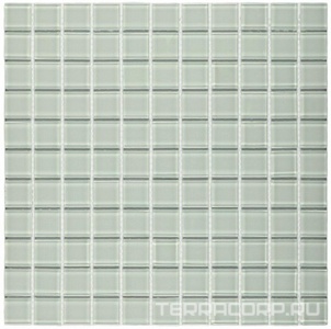 Мозаика Bonaparte Мозаика стеклянная White glass (25x25x4) 30x30 Комбинированный 
