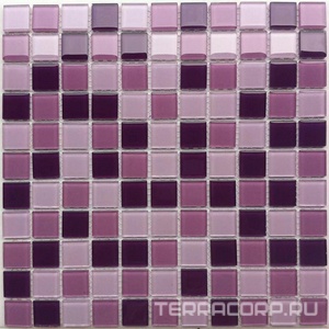 Мозаика Bonaparte Мозаика стеклянная Vialet (25x25x4) 30x30 Комбинированный 