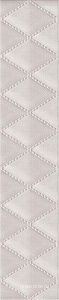 Керамическая плитка Azori Illusio Бордюр  Bianco ''Geometry'' XX6.2x31.5 Серый 