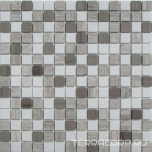 Мозаика Спектр-М Натуральный камень Мозаика из камня на сетке М20-132-20Т 30.5x30.5 Комбинированный 