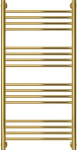 Полотенцесушитель "+" 1000x500 мм, прямой, подключ. 3/4, комплектующие в комплекте, цв.золото ZZ Сунержа Богема 03-0220-1050