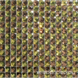 Мозаика из стекла на сетке S10-102 ZZ |30.5x30.5