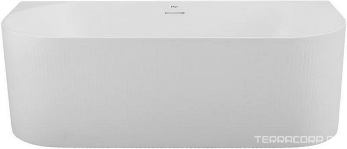 Ванна 1700x800xh560мм, пристенная, слив-перелив, пробка слива цв.белый мат. в компл., (акрил цв.белый матовый), BelBagno ZZ BelBagno Универсал BB412-1700-800-MATT