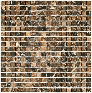 Мозаика Bonaparte Мозаика из натурального камня Ferato-15 slim (Matt) (15x15x4) 30,5x30,5 Комбинированный 