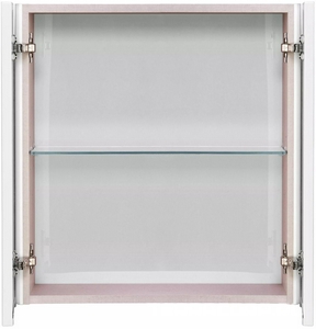 Шкафчик подвесной "" 560x203x588мм, двухстворчетый,  цв.белый ZZ Aquaton Шерилл 1A206603SH010