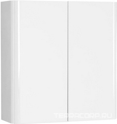 Шкафчик подвесной "Шерилл" 560x203x588мм, двухстворчетый,  цв.белый ZZ