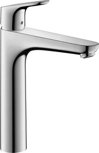 Смеситель для раковины, Высокий, 190, без д/к, (цв.хром),  ZZ Hansgrohe Focus E2 31518000