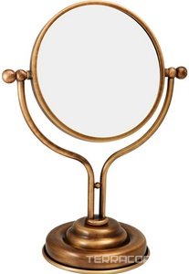 Зеркало косметическое, настольное , 3х кратное увеличение, (цв.бронза),  ZZ Migliore Mirella 17171
