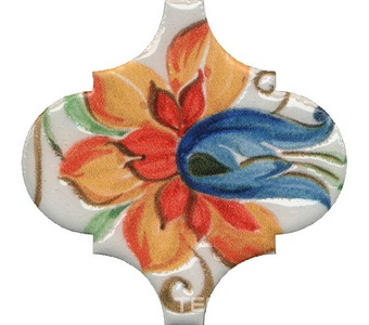 Керамическая плитка Kerama Marazzi Арабески Тоскана Декор  9 глянцевый 6.5x6.5 Комбинированный 