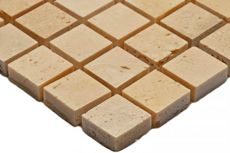 Мозаика Bonaparte Керамическая мозаика Valencia-15 (7x15x15) 30.5x30.5 Бежевый 