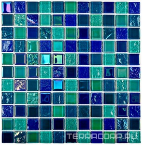 Мозаика Bonaparte Керамическая мозаика Bondi breeze-25  (4x25x25) 30x30 Комбинированный 