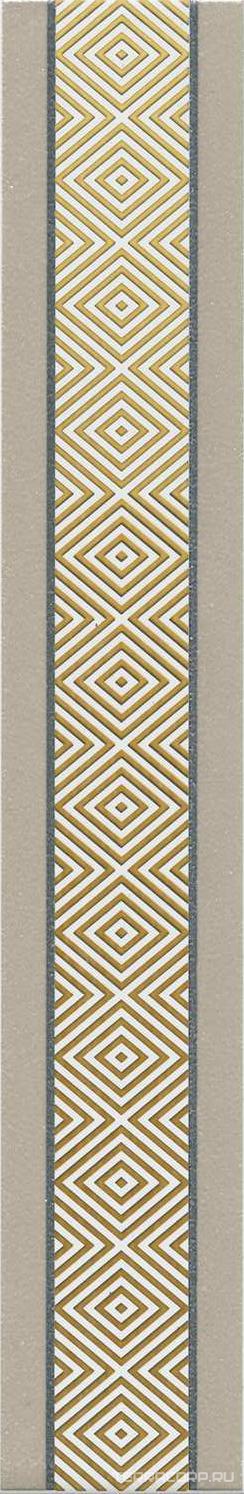 Керамическая плитка Kerama Marazzi Спига Бордюр XX40x7,2 Бежевый, фото 3