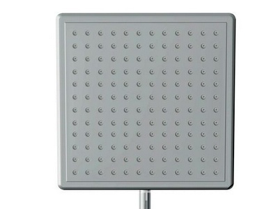 Душевая стойка БЕЗ смесителя, ручной + верхний душ, шланг -150 см, цв. хром Cersanit NENO 63477