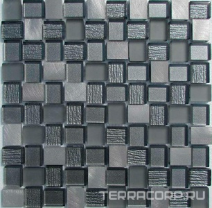 Мозаика Спектр-М Микс стекло Мозаика из стекла на сетке SA10-074 27.2x27.2 Комбинированный 