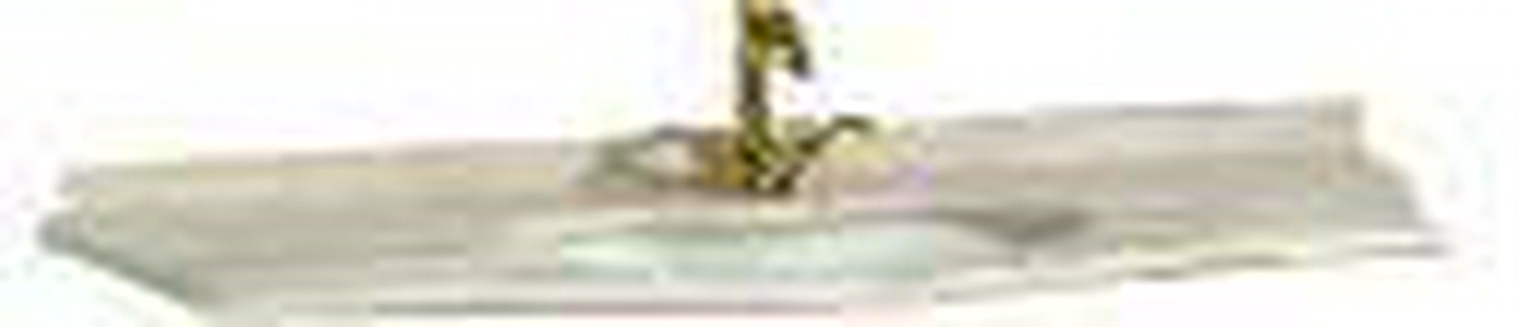 Столешница для тумбы 7233, мрамор цв. Травертино 1отв. для смесителя,  Decoro ZZ TW Collection Barocco Столешница Barocco Decoro