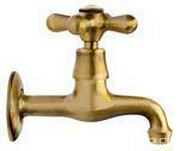 Кран одновентильный, удлинённый, 125мм, (цв. хром, ручка ), Classico ZZ Nicolazzi Nuova Brenta 2546 CR