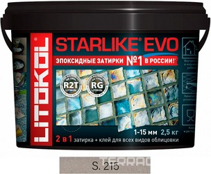 Затирка Starlike EVO TORTORA S.215  2,5 кг. ZZ